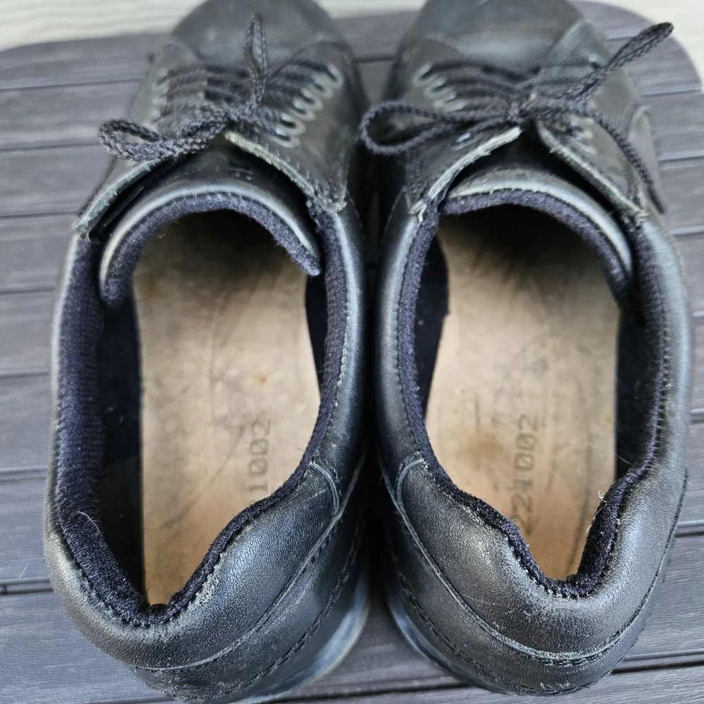 Dr. Martens Made in England Boots Oxford Shoes Black Leather 90s Vintage Mens 9